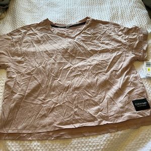 Pink Calvin Klein, athletic shirt